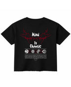 Black Boxy Fit T-shirt Back Design