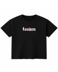 Black Boxy Fit T-shirt Front Design