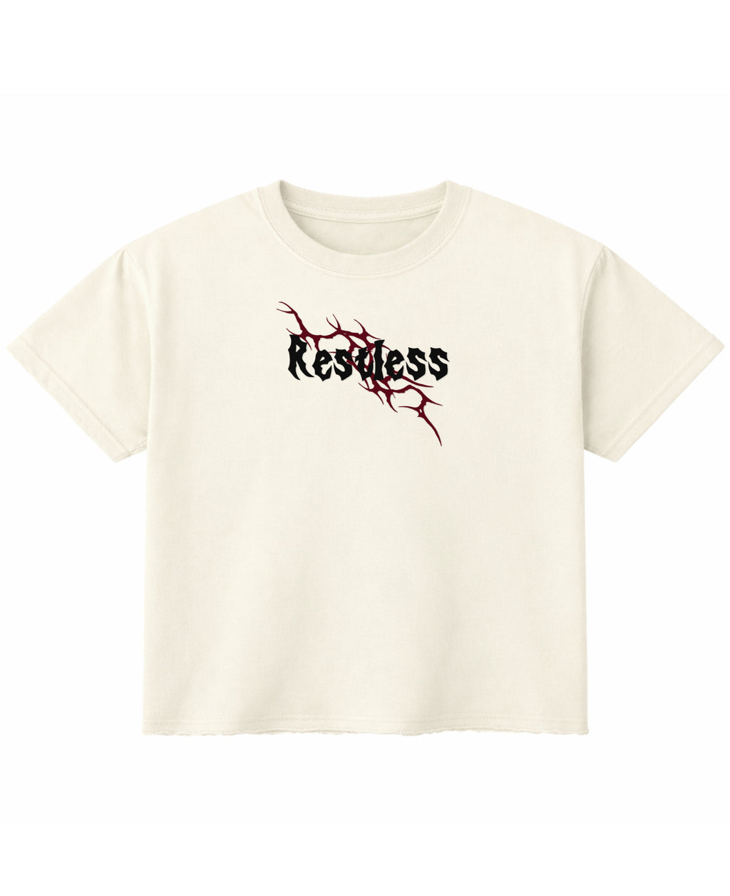 Off White Boxy Fit T-shirt Front Design
