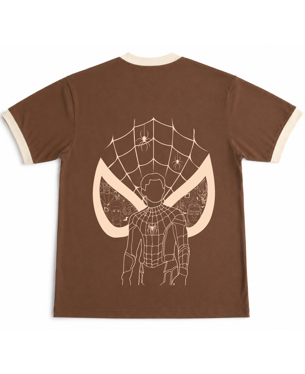 Mousse & Cream Ringer tee Back Design