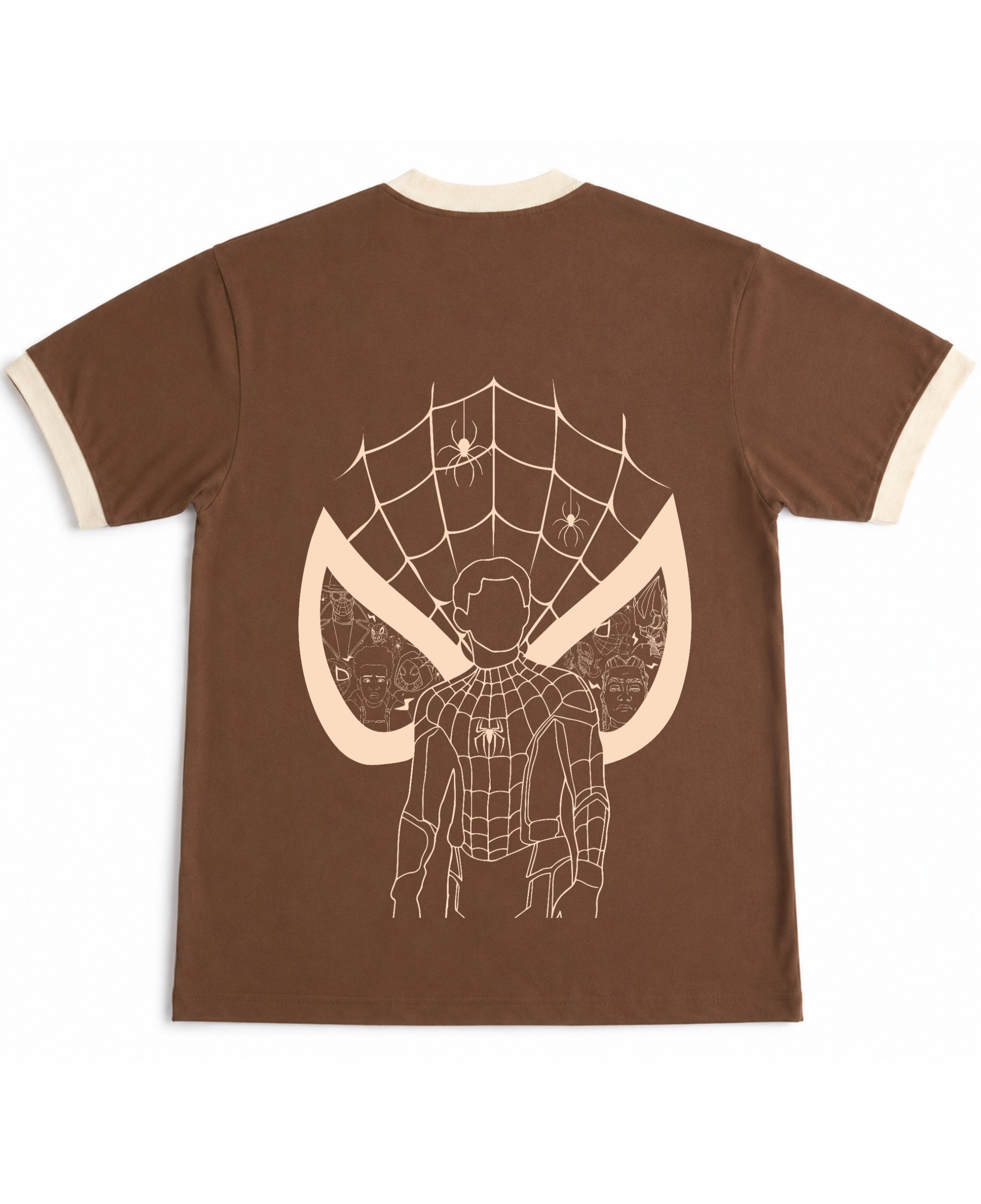 Mousse & Cream Ringer tee Back Design