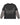 Black With Acidwash Sleeve Oversized Tee Front Design