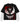 Black With White Sleeve Oversized Tee Back Design