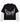 Black With White Sleeve Oversized Tee Front Design